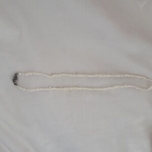 White fresh water pearl necklace